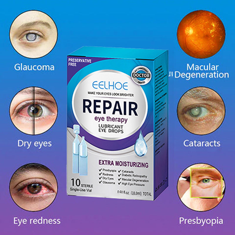 Eelhoe™ Doctor-Recommended Eye Drops丨Dry Eyes | Floaters | Cataracts | Glaucoma