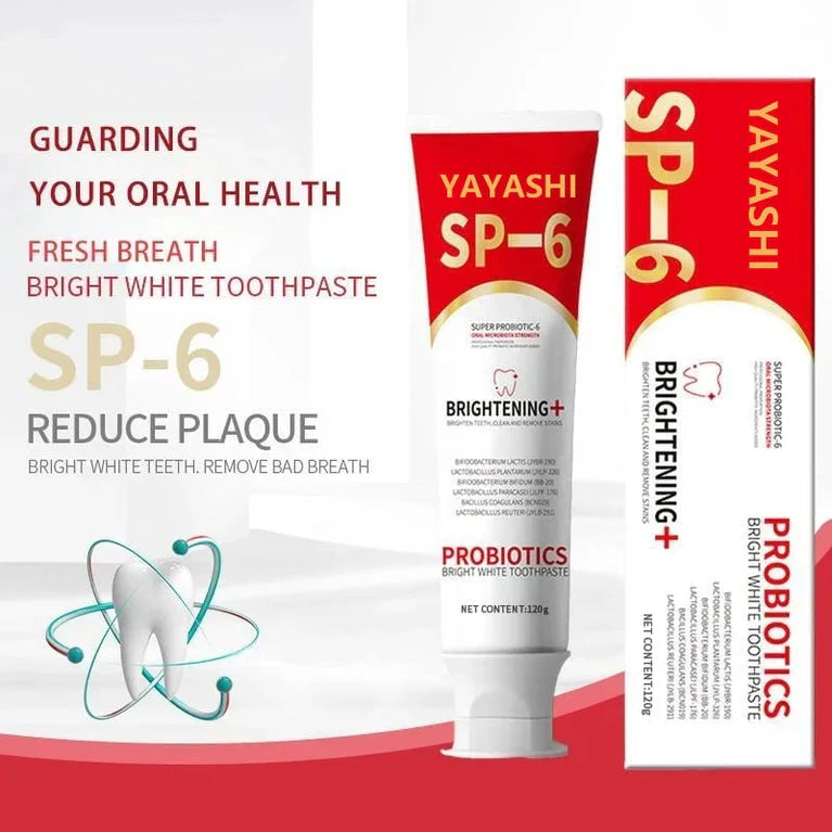 🔥HOT SALE🔥SP-6 Whitening Toothpaste丨Powerful Oral Health & Disease Treatment